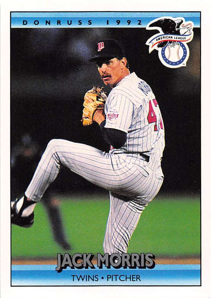 1992 Donruss Baseball #25 Jack Morris AS Minnesota Twins Image 1