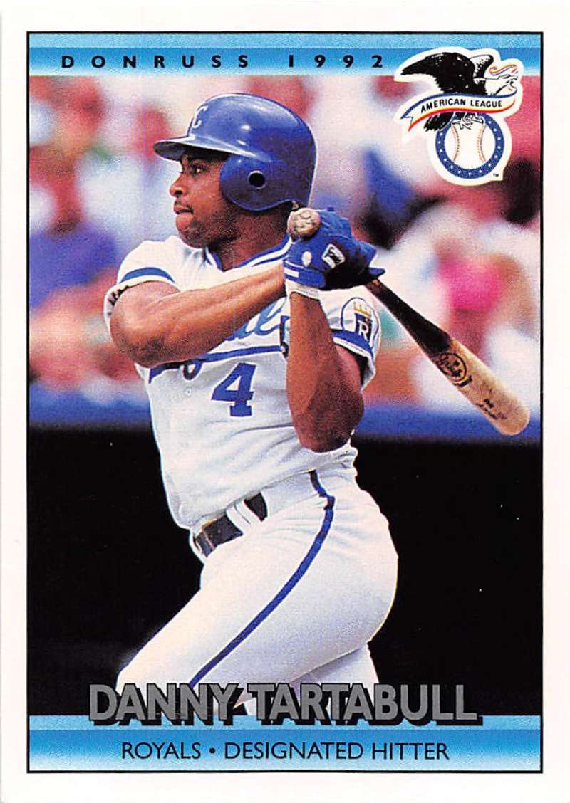 1992 Donruss Baseball #26 Danny Tartabull AS Kansas City Royals Image 1