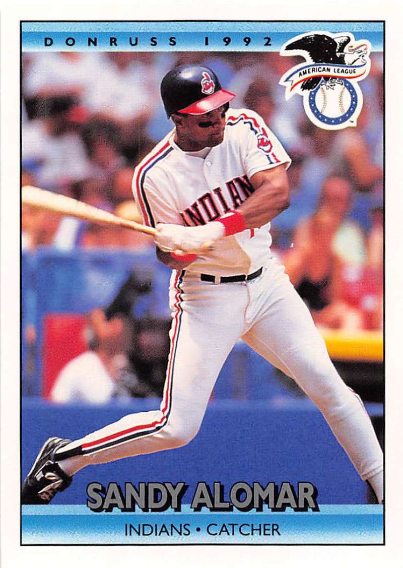 1992 Donruss Baseball #29 Sandy Alomar Jr. AS Cleveland Indians Image 1