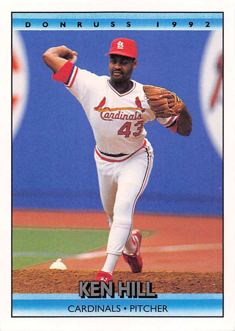 1992 Donruss Baseball #31 Ken Hill St. Louis Cardinals Image 1