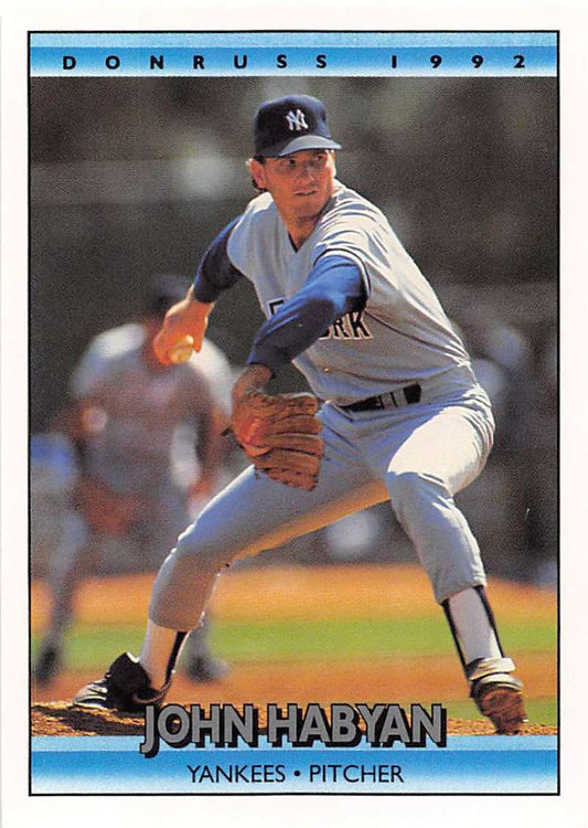 1992 Donruss Baseball #32 John Habyan  New York Yankees  Image 1
