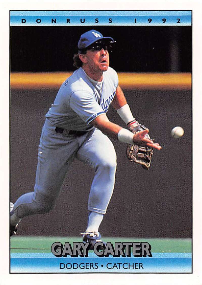 1992 Donruss Baseball #36 Gary Carter Los Angeles Dodgers Image 1