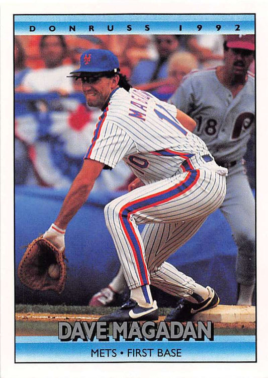 1992 Donruss Baseball #45 Dave Magadan  New York Mets  Image 1