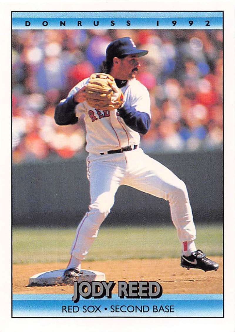 1992 Donruss Baseball #47 Jody Reed Boston Red Sox Image 1