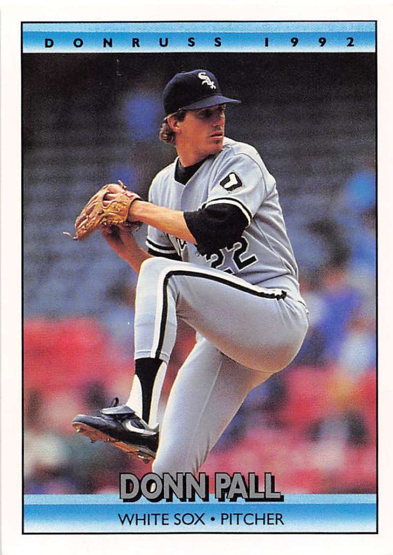 1992 Donruss Baseball #56 Donn Pall Chicago White Sox Image 1