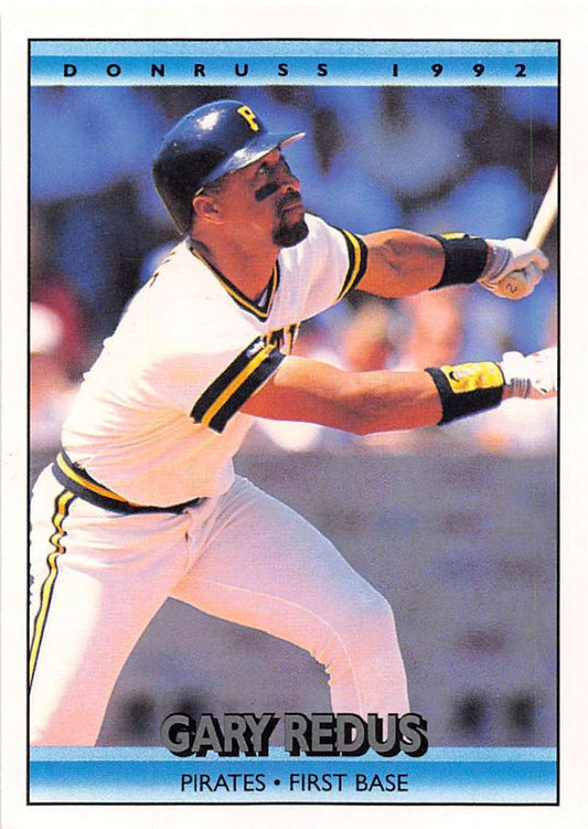 1992 Donruss Baseball #67 Gary Redus  Pittsburgh Pirates  Image 1