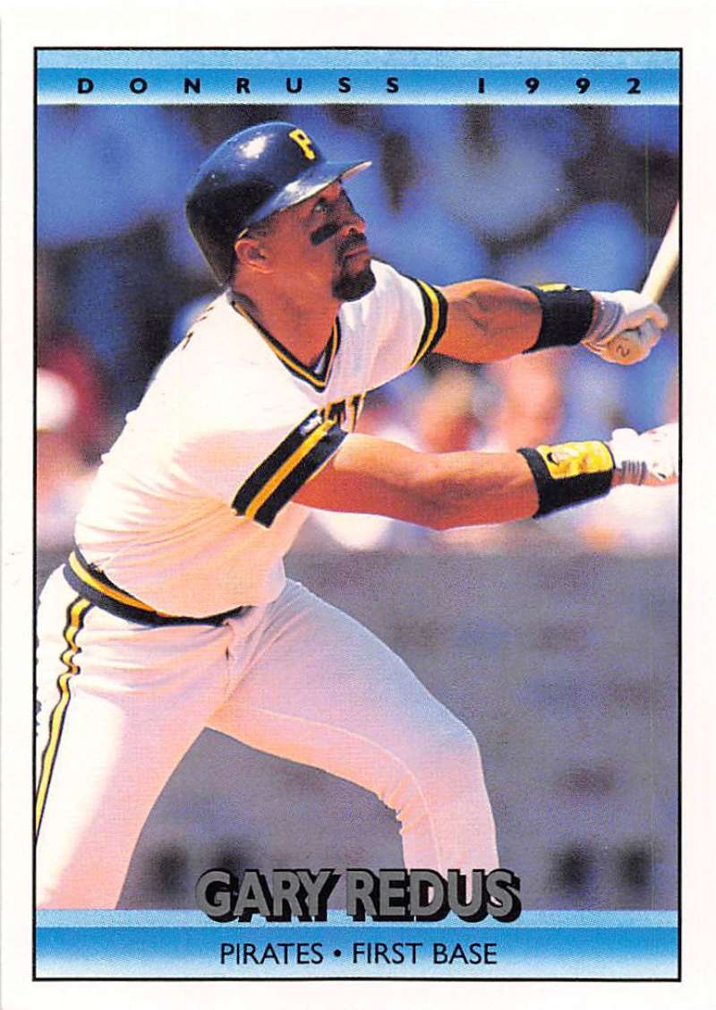 1992 Donruss Baseball #67 Gary Redus Pittsburgh Pirates Image 1