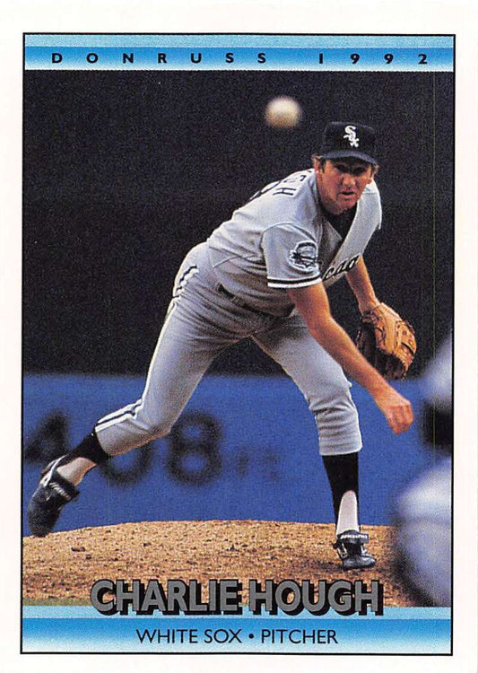 1992 Donruss Baseball #69 Charlie Hough  Chicago White Sox  Image 1