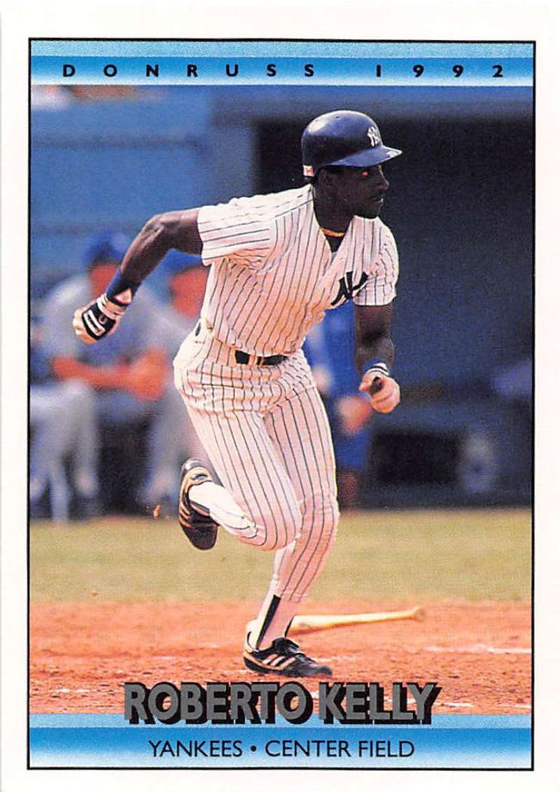 1992 Donruss Baseball #73 Roberto Kelly New York Yankees Image 1