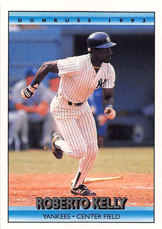1992 Donruss Baseball #73 Roberto Kelly  New York Yankees  Image 1