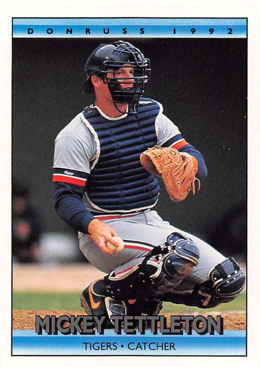 1992 Donruss Baseball #85 Mickey Tettleton  Detroit Tigers  Image 1