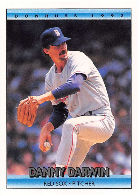 1992 Donruss Baseball #87 Danny Darwin  Boston Red Sox  Image 1