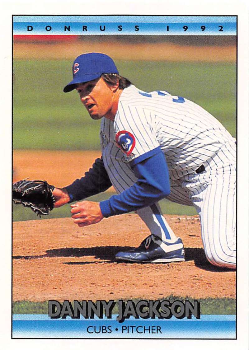 1992 Donruss Baseball #91 Danny Jackson Chicago Cubs Image 1