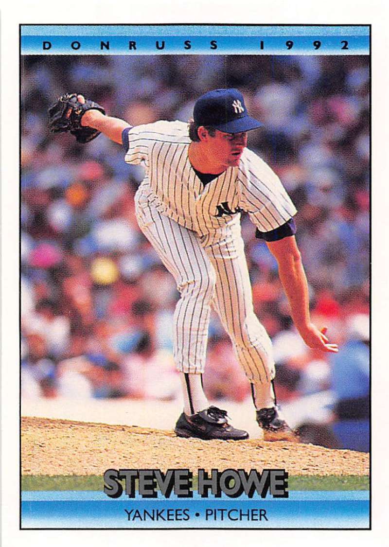 1992 Donruss Baseball #106 Steve Howe New York Yankees Image 1