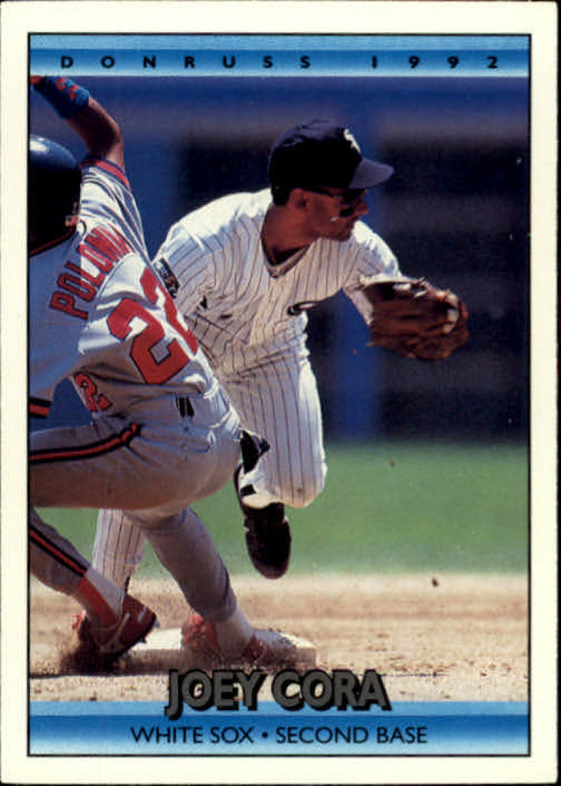 1992 Donruss Baseball #108 Joey Cora Chicago White Sox Image 1