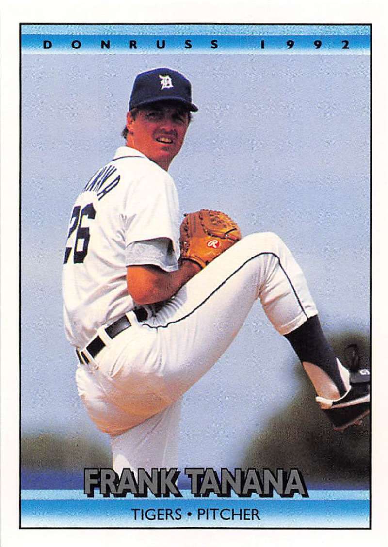 1992 Donruss Baseball #111 Frank Tanana Detroit Tigers Image 1