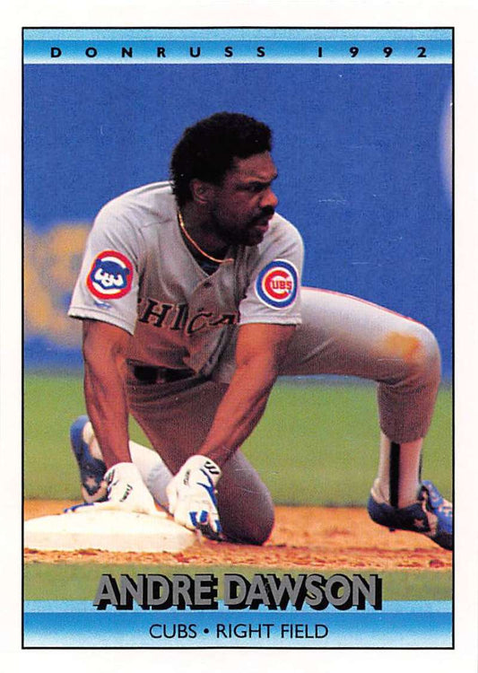1992 Donruss Baseball #119 Andre Dawson  Chicago Cubs  Image 1