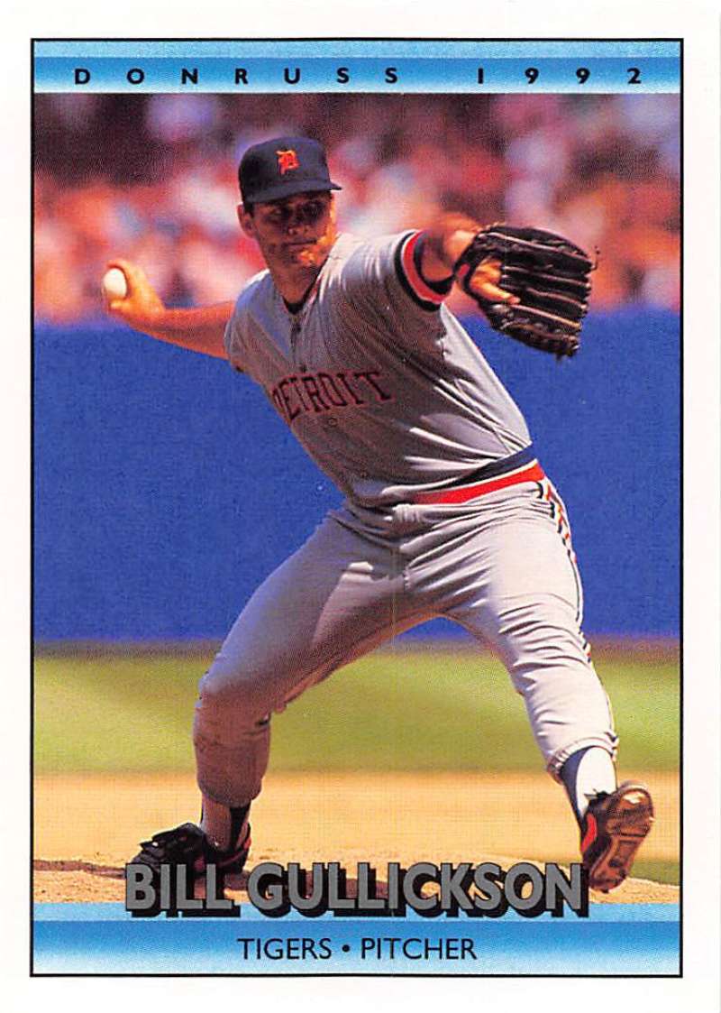 1992 Donruss Baseball #131 Bill Gullickson Detroit Tigers Image 1
