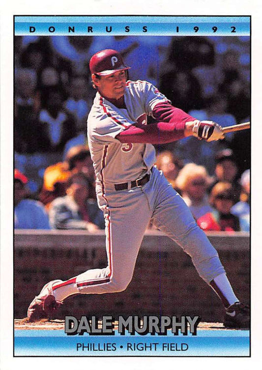 1992 Donruss Baseball #146 Dale Murphy  Philadelphia Phillies  Image 1