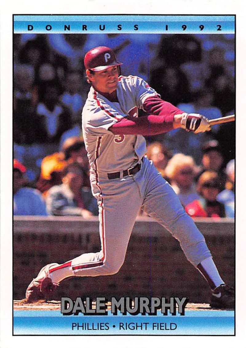 1992 Donruss Baseball #146 Dale Murphy Philadelphia Phillies Image 1