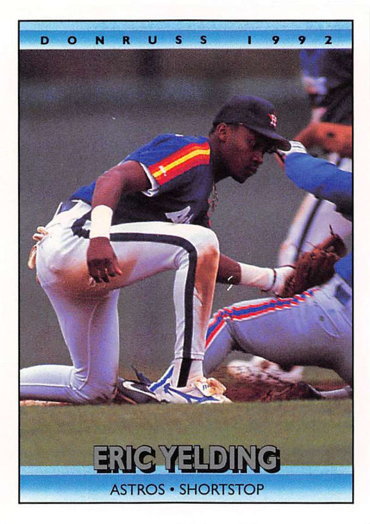 1992 Donruss Baseball #148 Eric Yelding  Houston Astros  Image 1