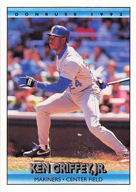 1992 Donruss Baseball #165 Ken Griffey Jr.  Seattle Mariners  Image 1