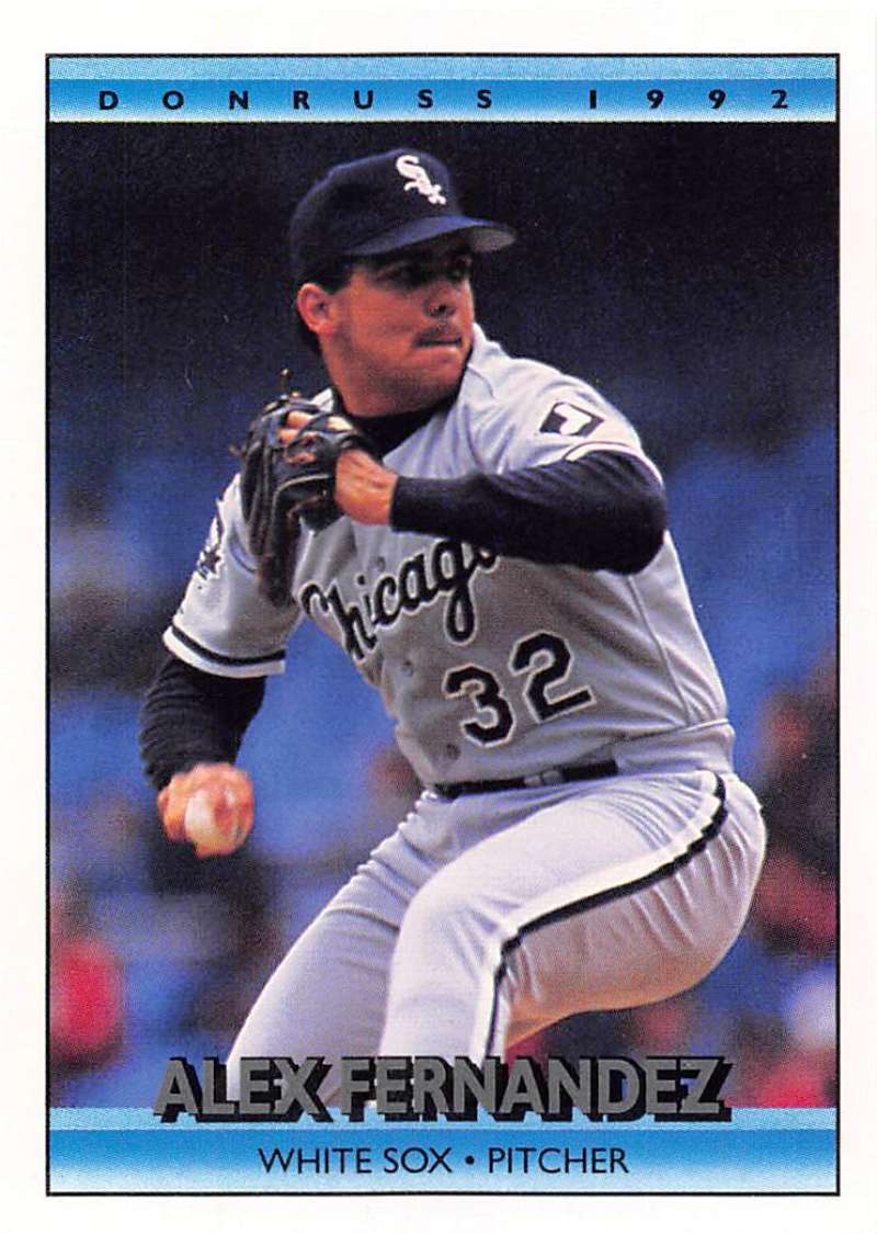 1992 Donruss Baseball #191 Alex Fernandez Chicago White Sox Image 1