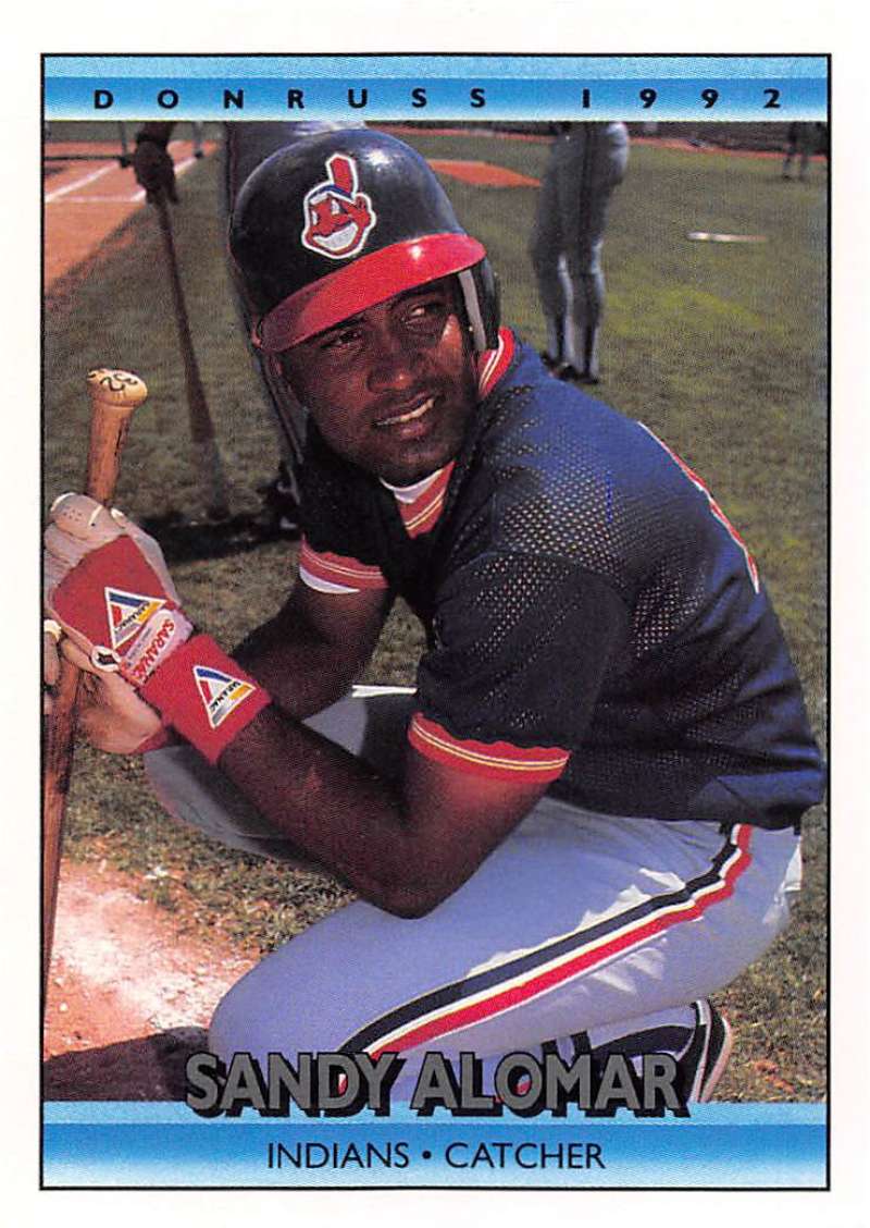 1992 Donruss Baseball #203 Sandy Alomar Jr. Cleveland Indians Image 1