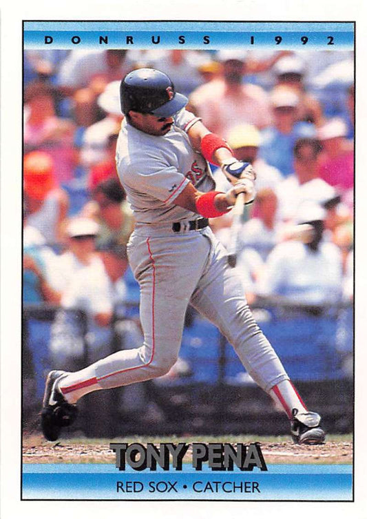 1992 Donruss Baseball #208 Tony Pena  Boston Red Sox  Image 1