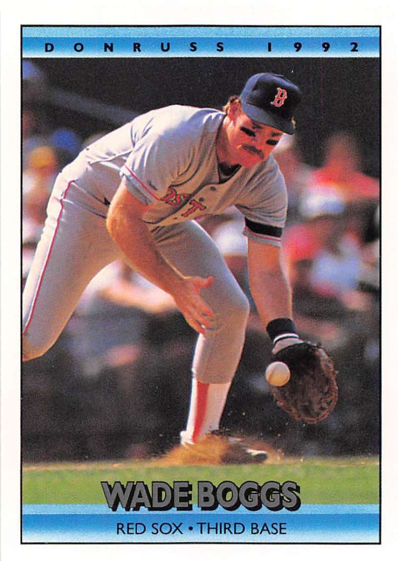 1992 Donruss Baseball #210 Wade Boggs Boston Red Sox Image 1