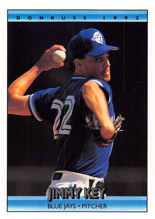 1992 Donruss Baseball #219 Jimmy Key  Toronto Blue Jays  Image 1