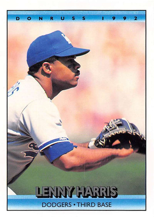 1992 Donruss Baseball #226 Lenny Harris  Los Angeles Dodgers  Image 1