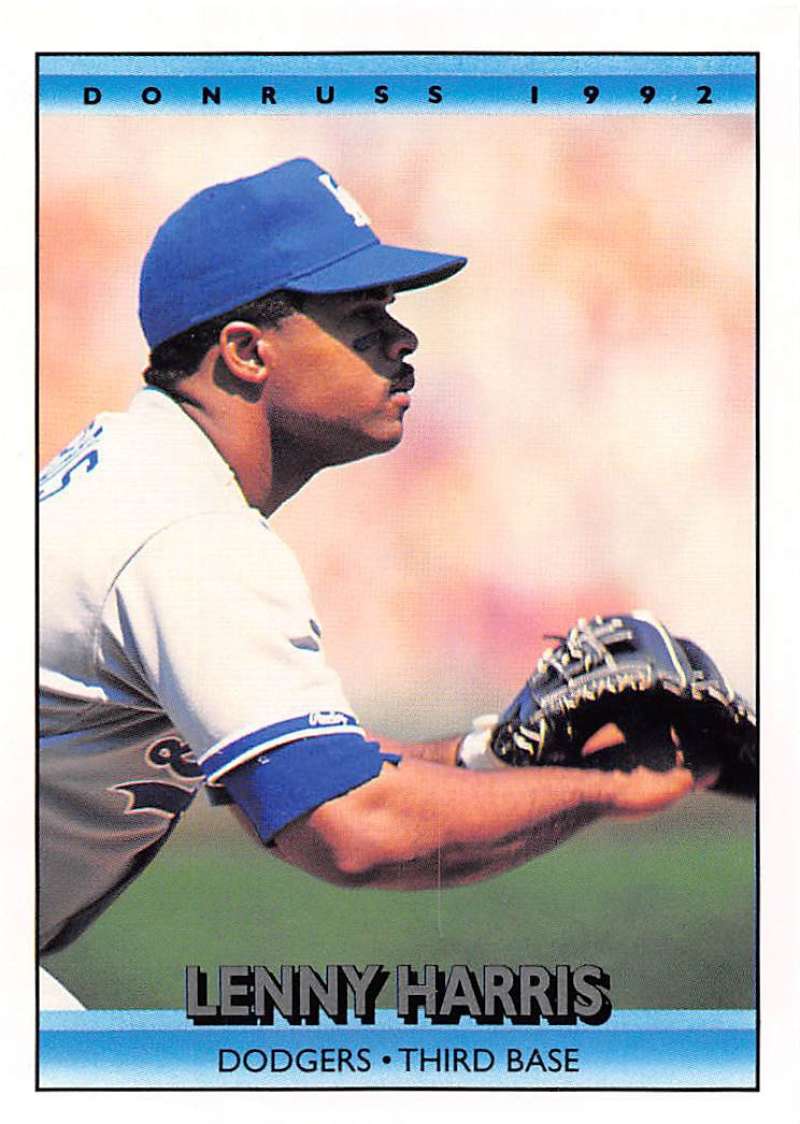 1992 Donruss Baseball #226 Lenny Harris Los Angeles Dodgers Image 1