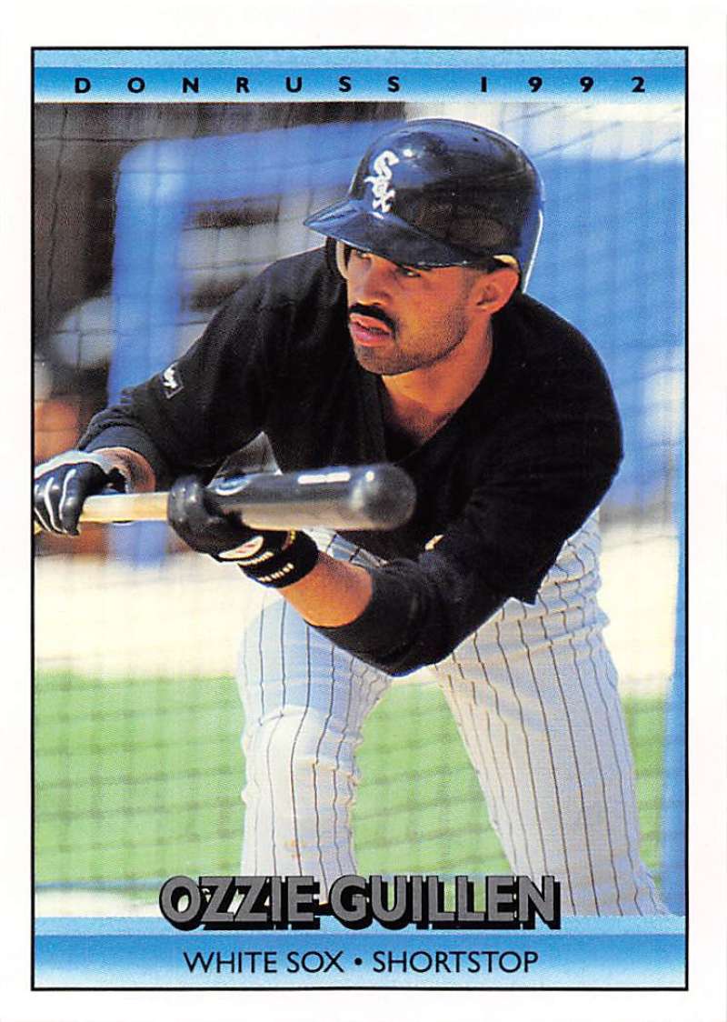 1992 Donruss Baseball #229 Ozzie Guillen Chicago White Sox Image 1