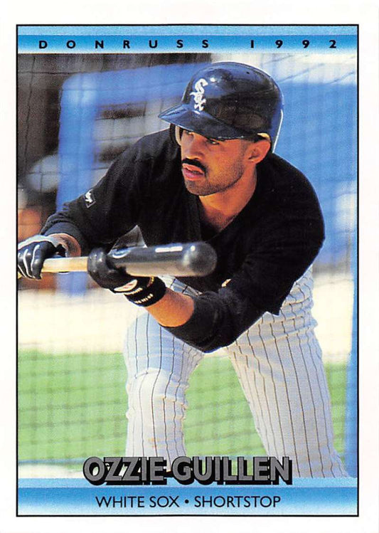 1992 Donruss Baseball #229 Ozzie Guillen  Chicago White Sox  Image 1