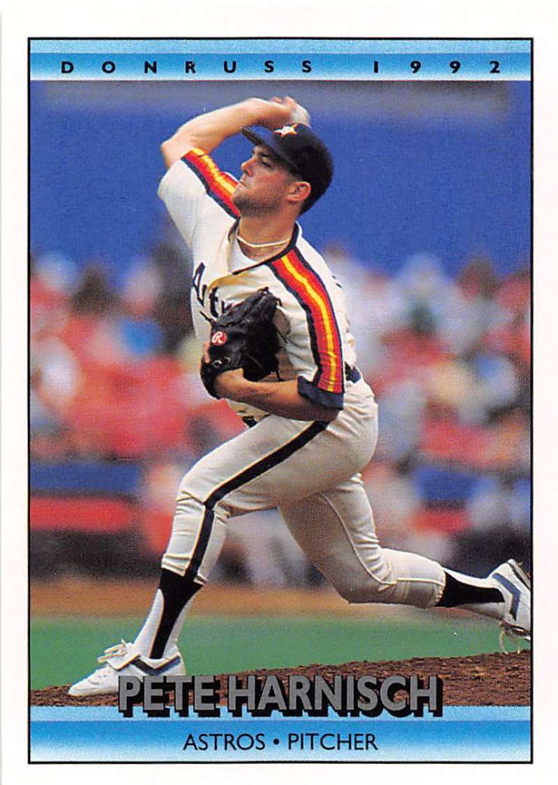 1992 Donruss Baseball #235 Pete Harnisch Houston Astros Image 1