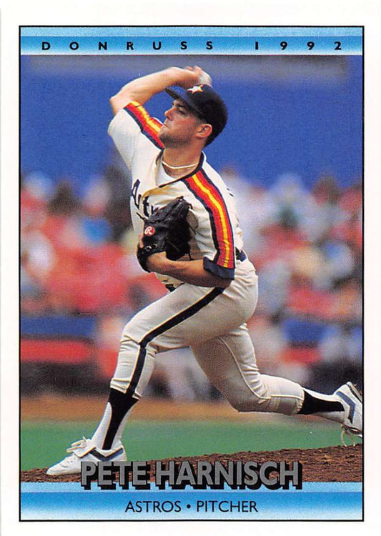 1992 Donruss Baseball #235 Pete Harnisch  Houston Astros  Image 1