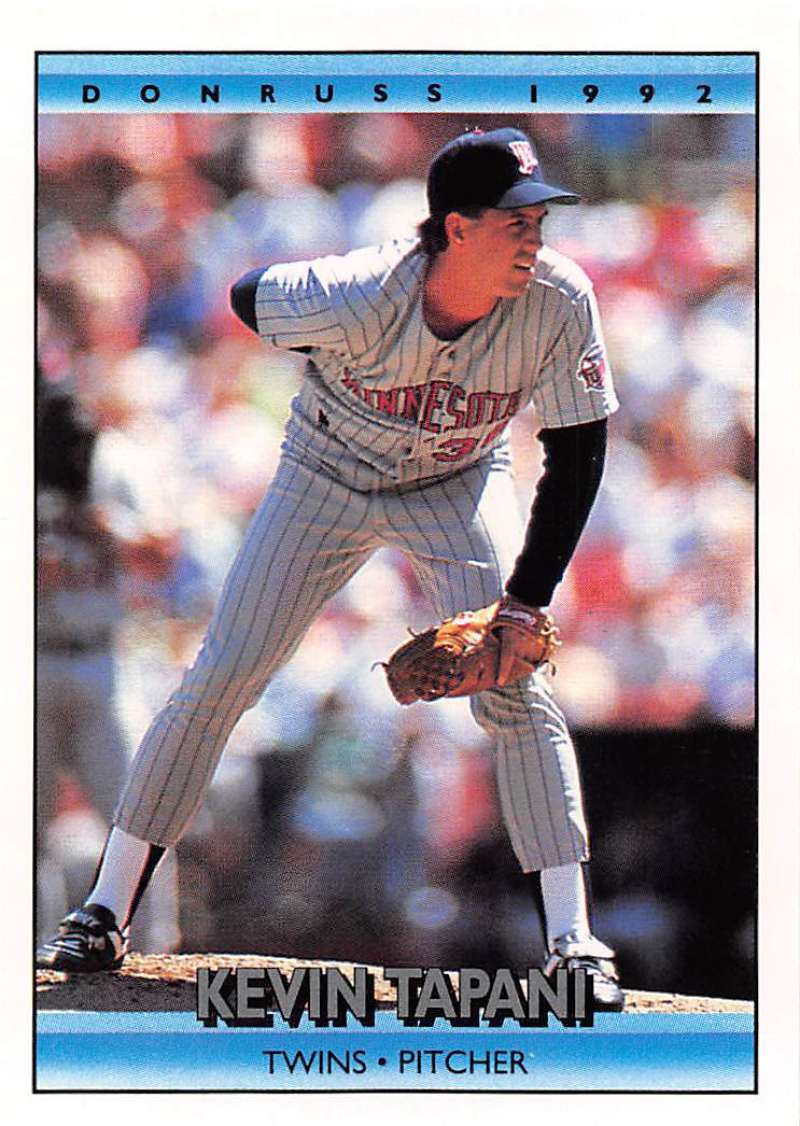 1992 Donruss Baseball #236 Kevin Tapani Minnesota Twins Image 1