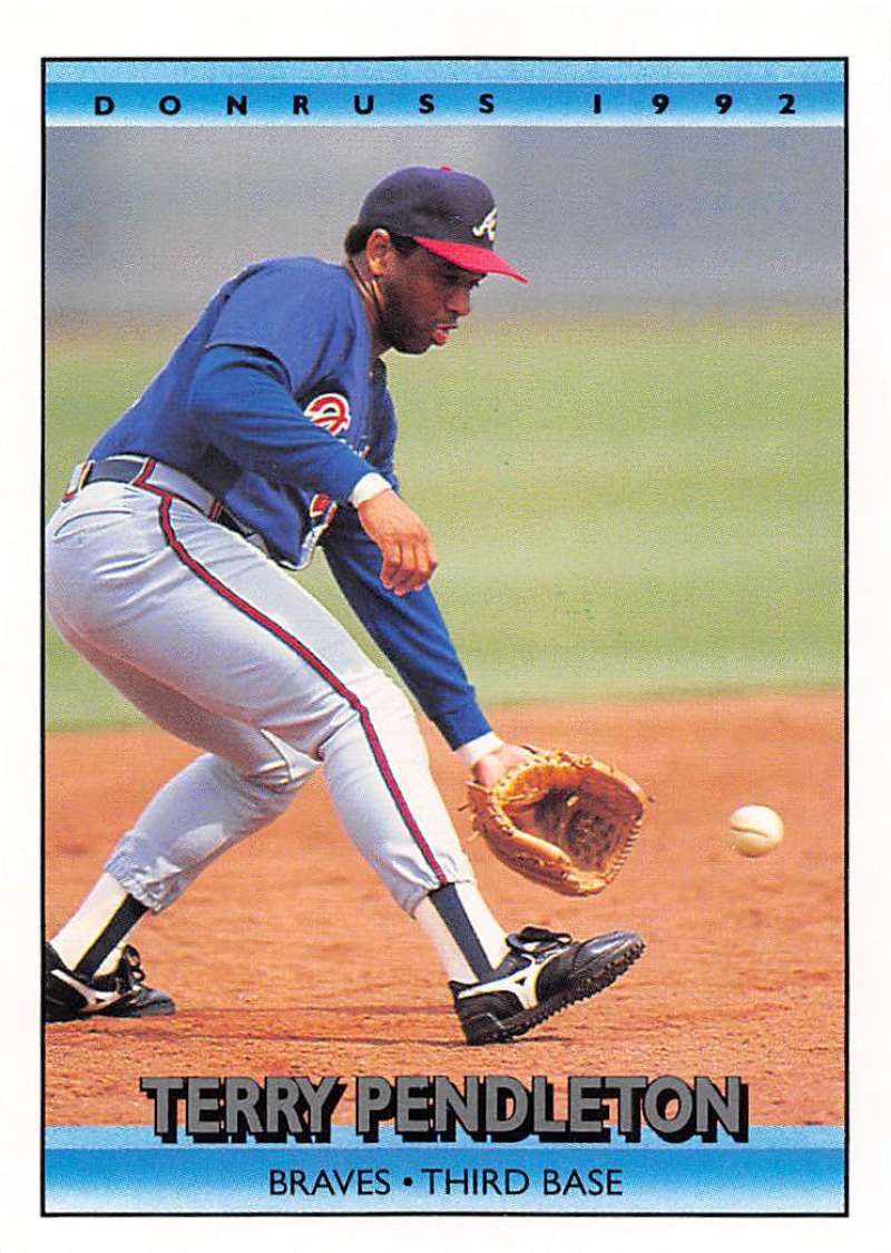 1992 Donruss Baseball #237 Terry Pendleton Atlanta Braves Image 1