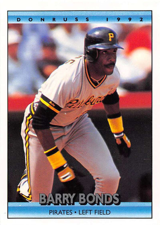 1992 Donruss Baseball #243 Barry Bonds  Pittsburgh Pirates  Image 1