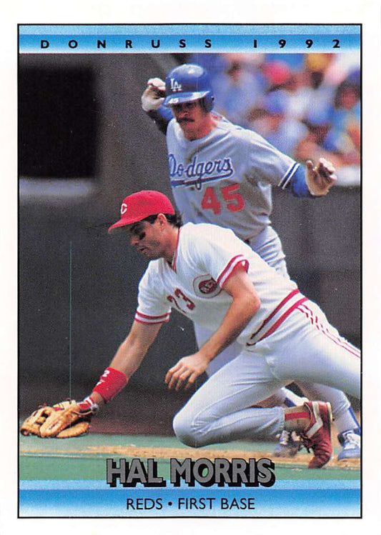 1992 Donruss Baseball #258 Hal Morris  Cincinnati Reds  Image 1