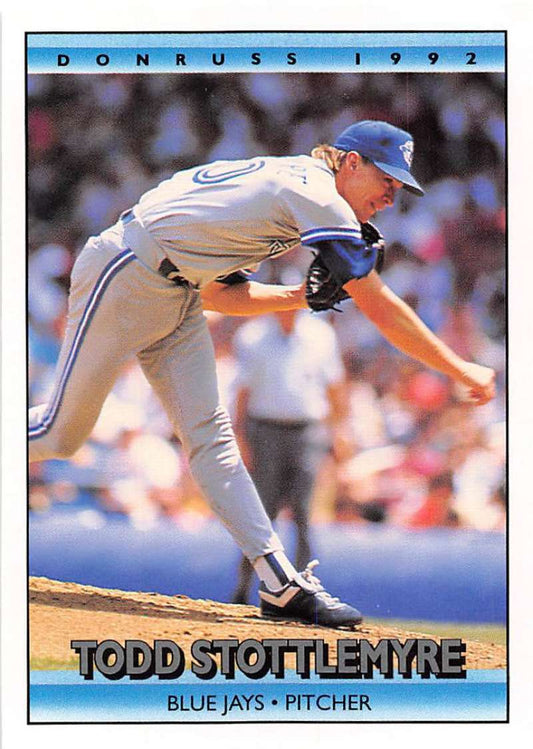 1992 Donruss Baseball #263 Todd Stottlemyre  Toronto Blue Jays  Image 1