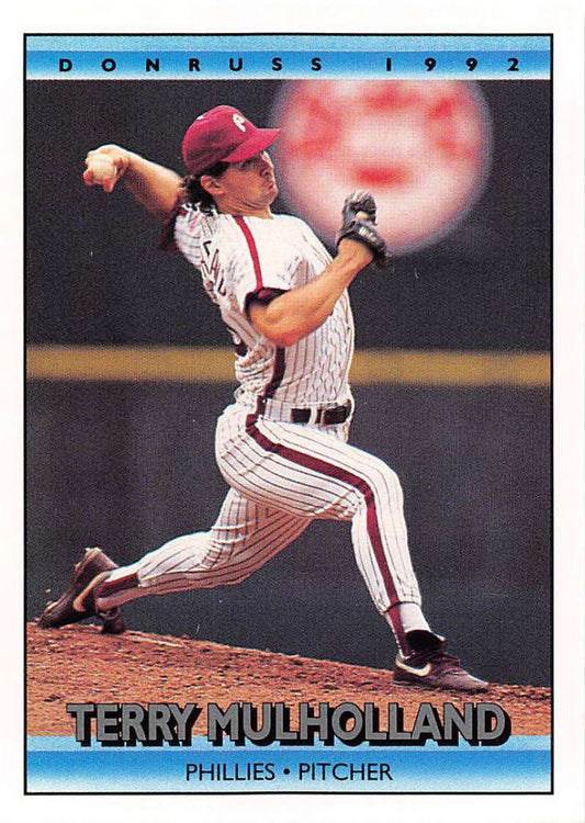 1992 Donruss Baseball #268 Terry Mulholland  Philadelphia Phillies  Image 1