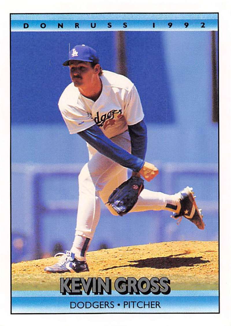 1992 Donruss Baseball #279 Kevin Gross Los Angeles Dodgers Image 1
