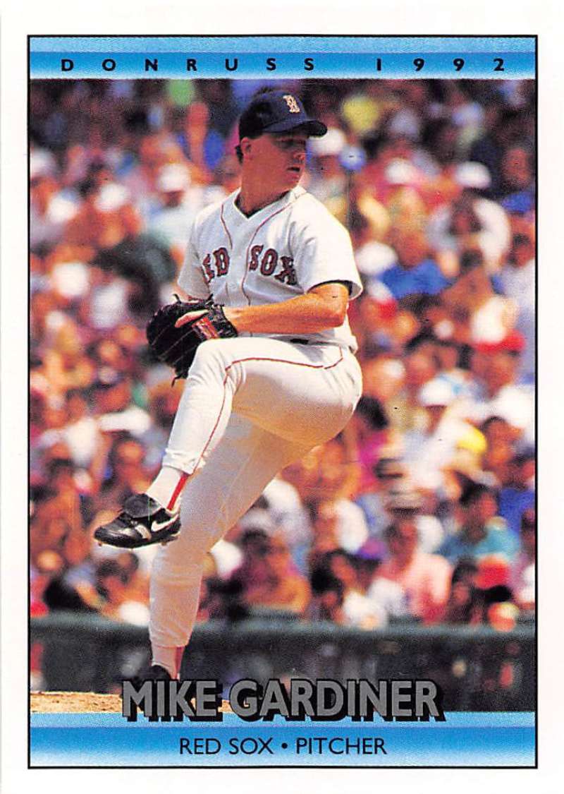 1992 Donruss Baseball #290 Mike Gardiner Boston Red Sox Image 1