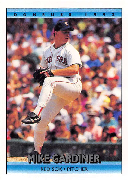 1992 Donruss Baseball #290 Mike Gardiner  Boston Red Sox  Image 1