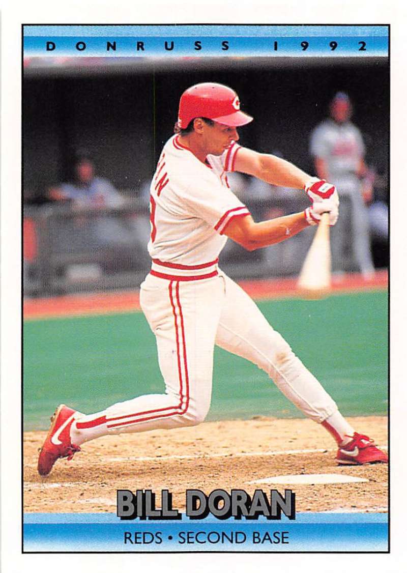 1992 Donruss Baseball #293 Bill Doran Cincinnati Reds Image 1
