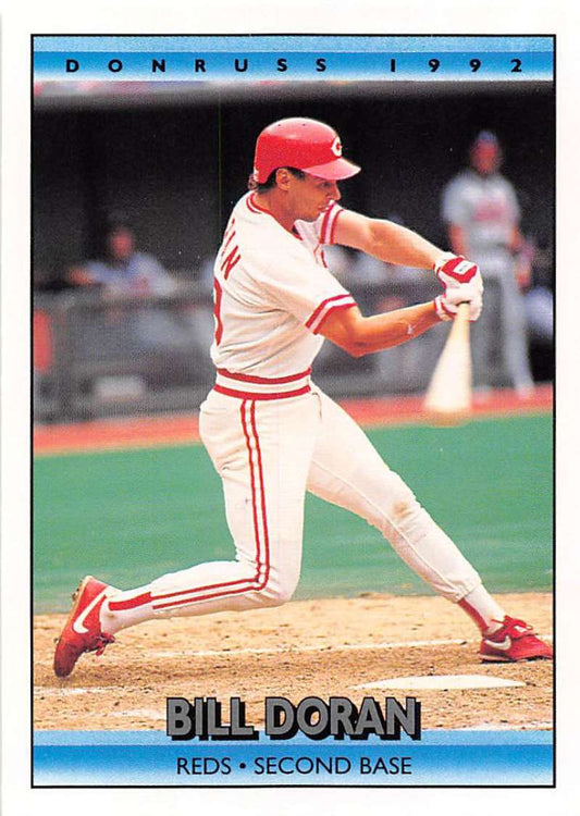1992 Donruss Baseball #293 Bill Doran  Cincinnati Reds  Image 1
