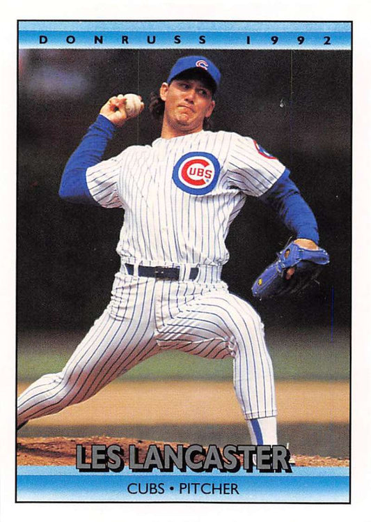 1992 Donruss Baseball #296 Les Lancaster  Chicago Cubs  Image 1