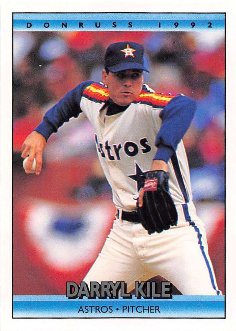1992 Donruss Baseball #309 Darryl Kile Houston Astros Image 1